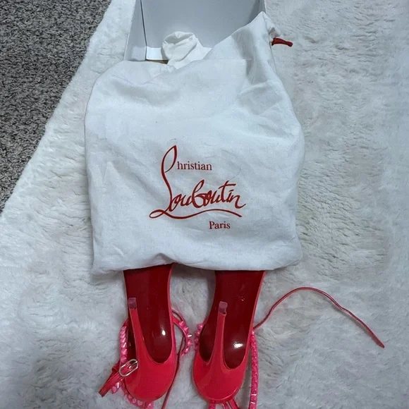 Christian Louboutin Vibrant Pink Heels - Picture 7 of 7